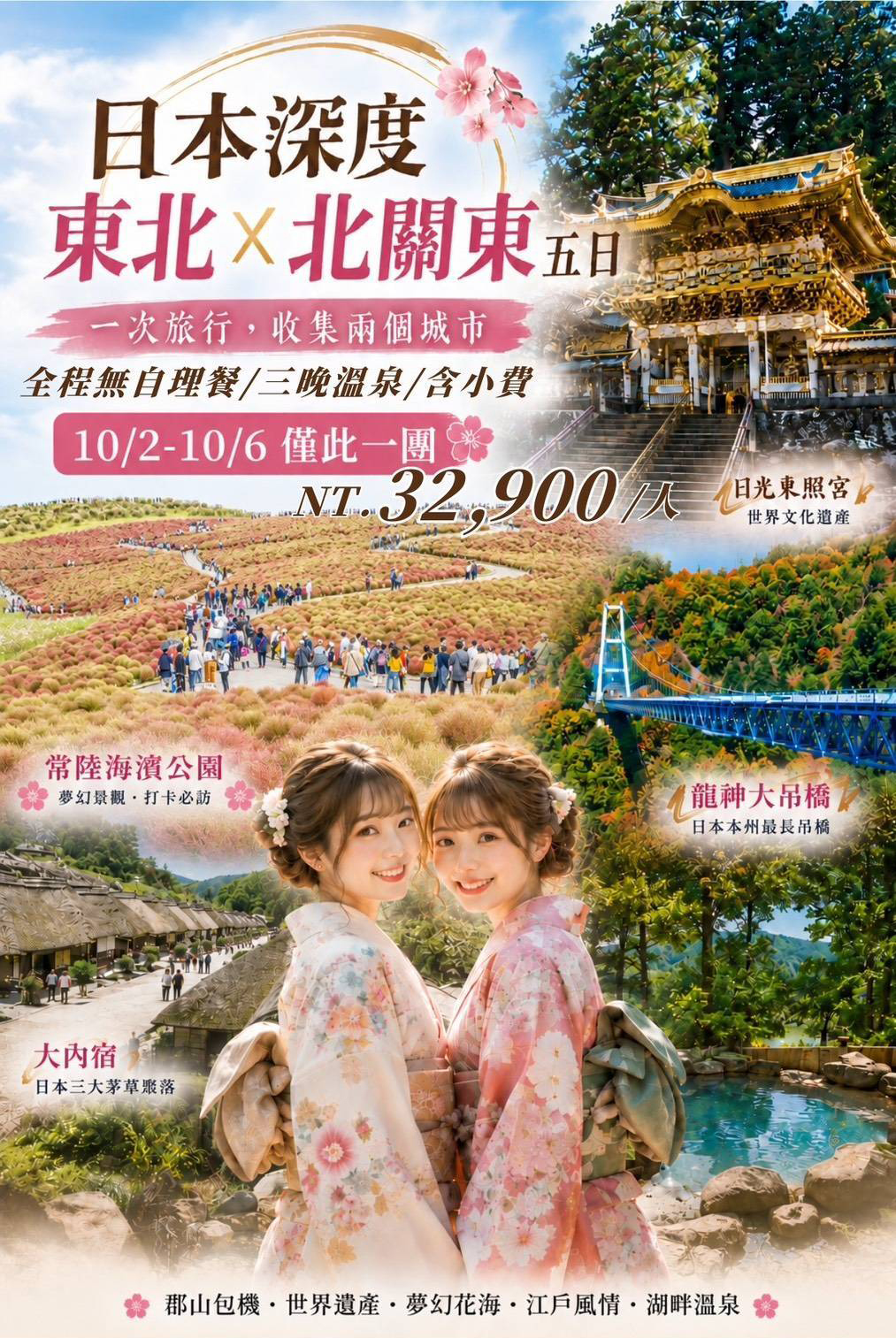 日本深度 東北X北關東5日